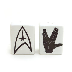 USA made lead free non toxic stoneware salt and pepper shakers