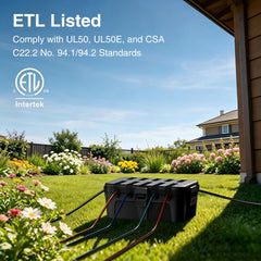 IP54 waterproof outdoor box with lid for cords and outlets