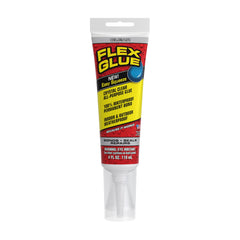 Flex Glue Rubberized Waterproof Adhesive 4 oz tube front label