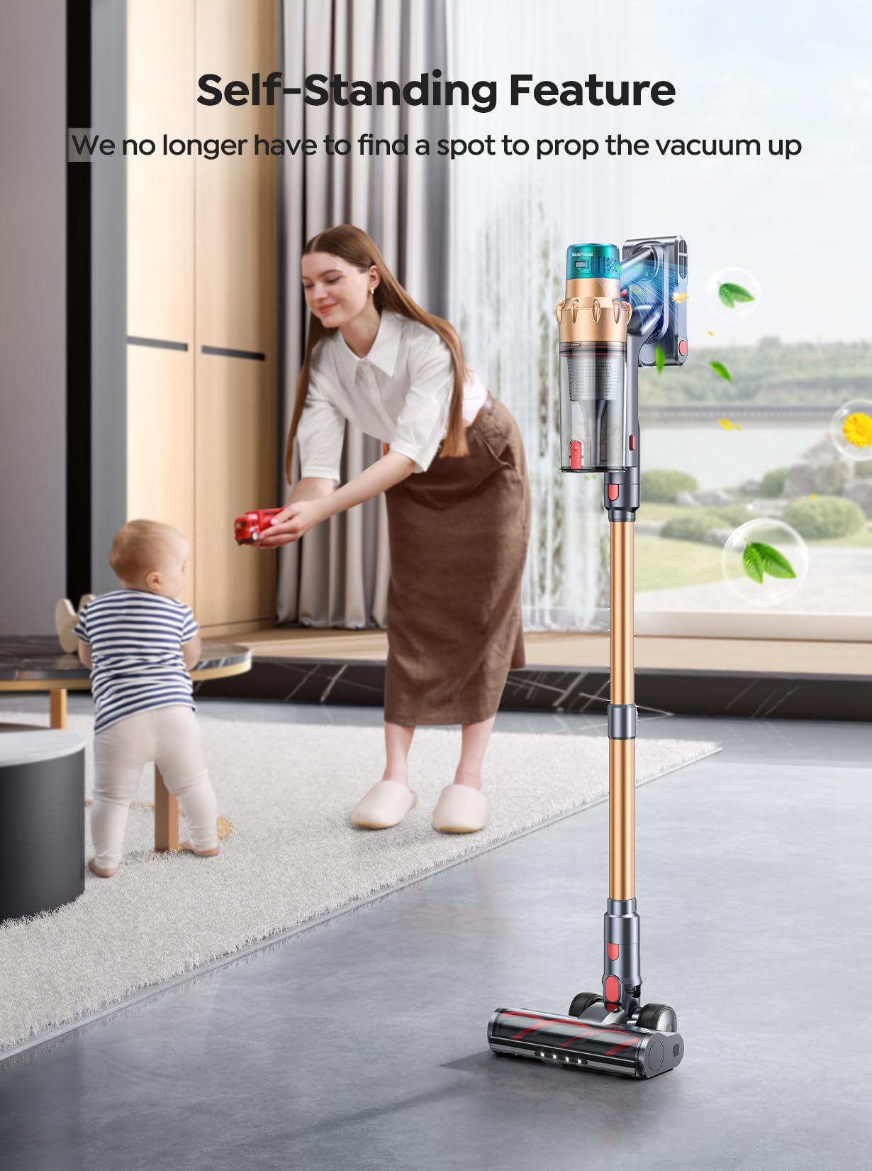 Flexible hose attachment for reach