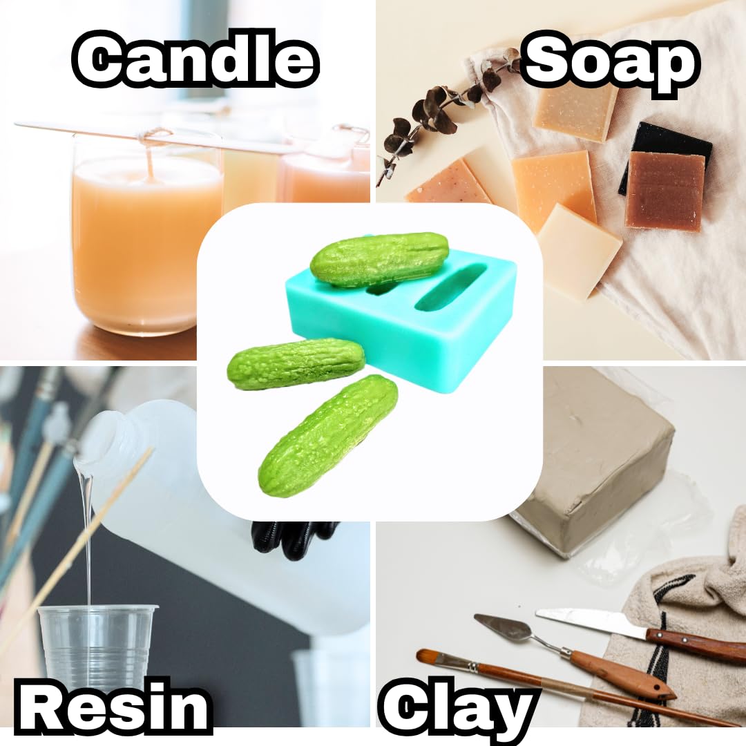flexible silicone molds natucraft pickle designs