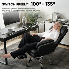 Wide seat enables cross-legged sitting
