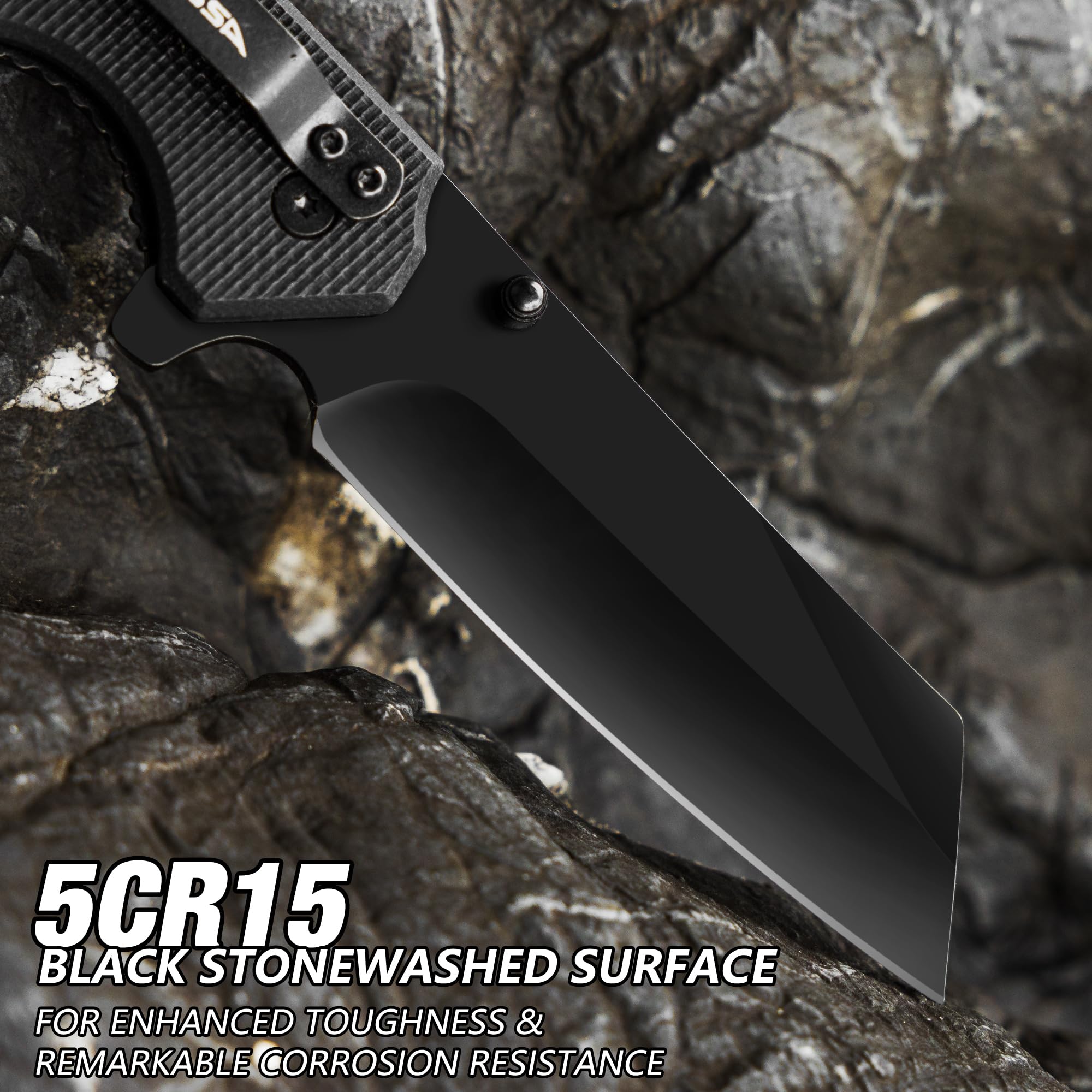 G10 handle for FLISSA SKARD folding knife