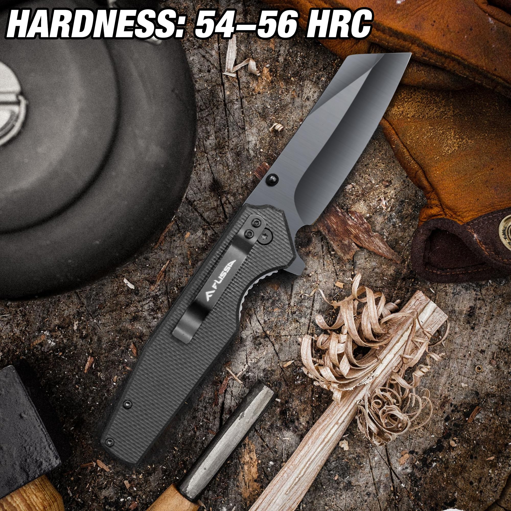 8-1/4 inch overall length FLISSA SKARD folding knife