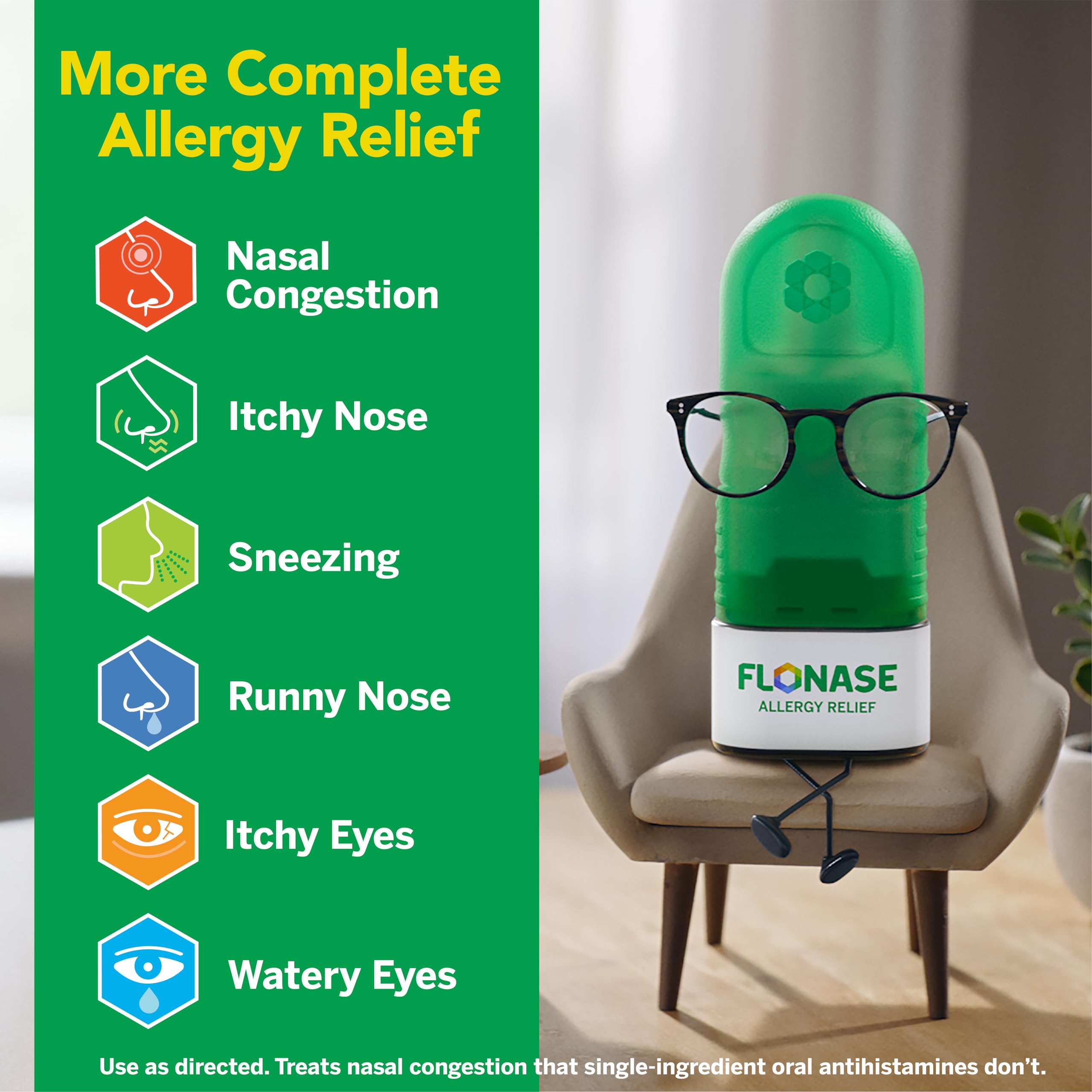 Flonase nasal spray for seasonal allergy relief in Spring and Fall
