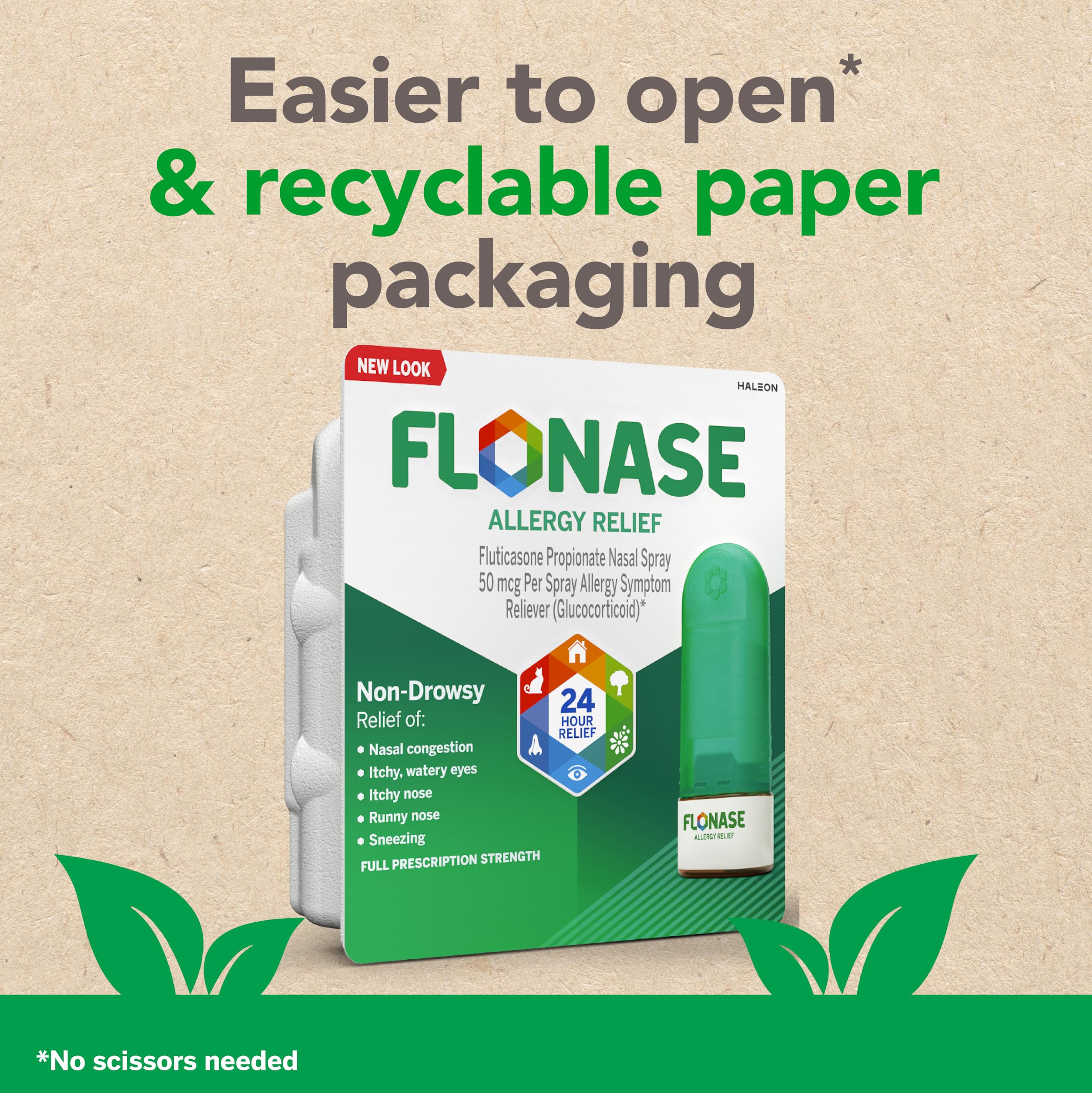 Flonase nasal spray for year-round allergy relief