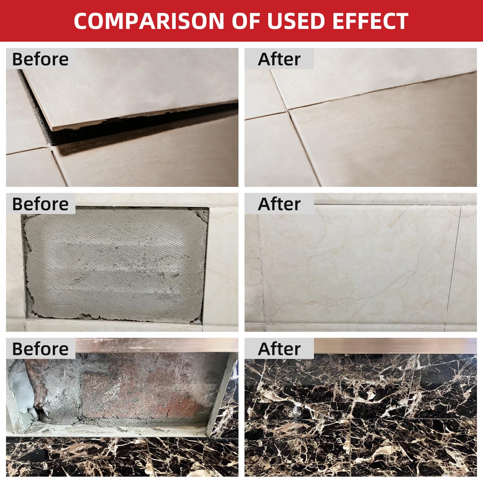 bonding tile masonry and metal surfaces