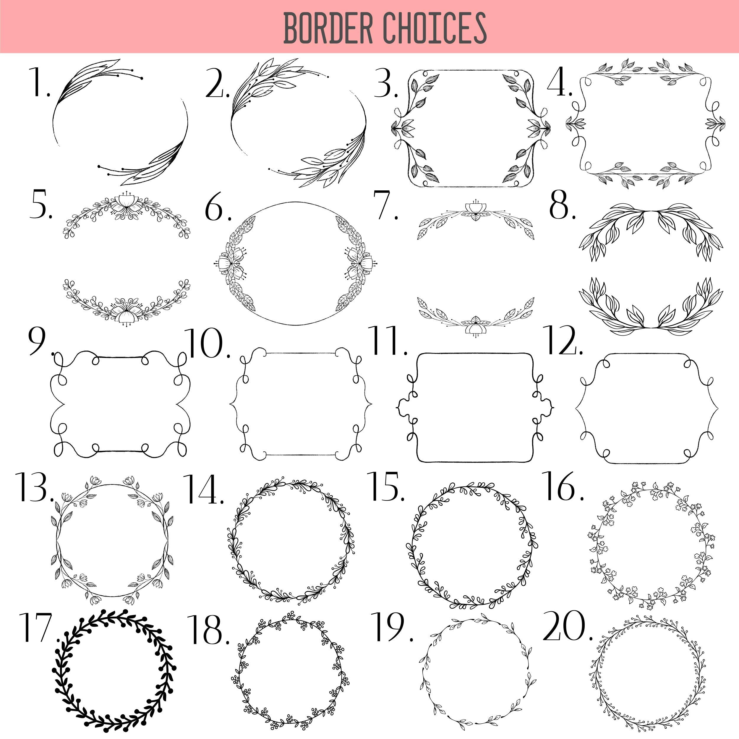 Floral border design on bake pan