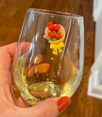 Hostess gift idea Simply Charmed wine glass magnets