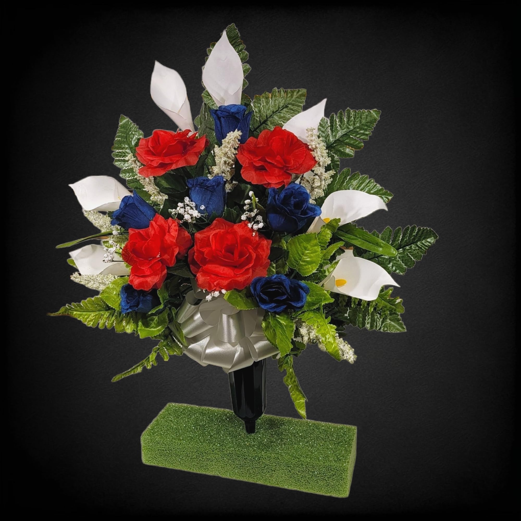 Floral designers handmade cone supporting a small business