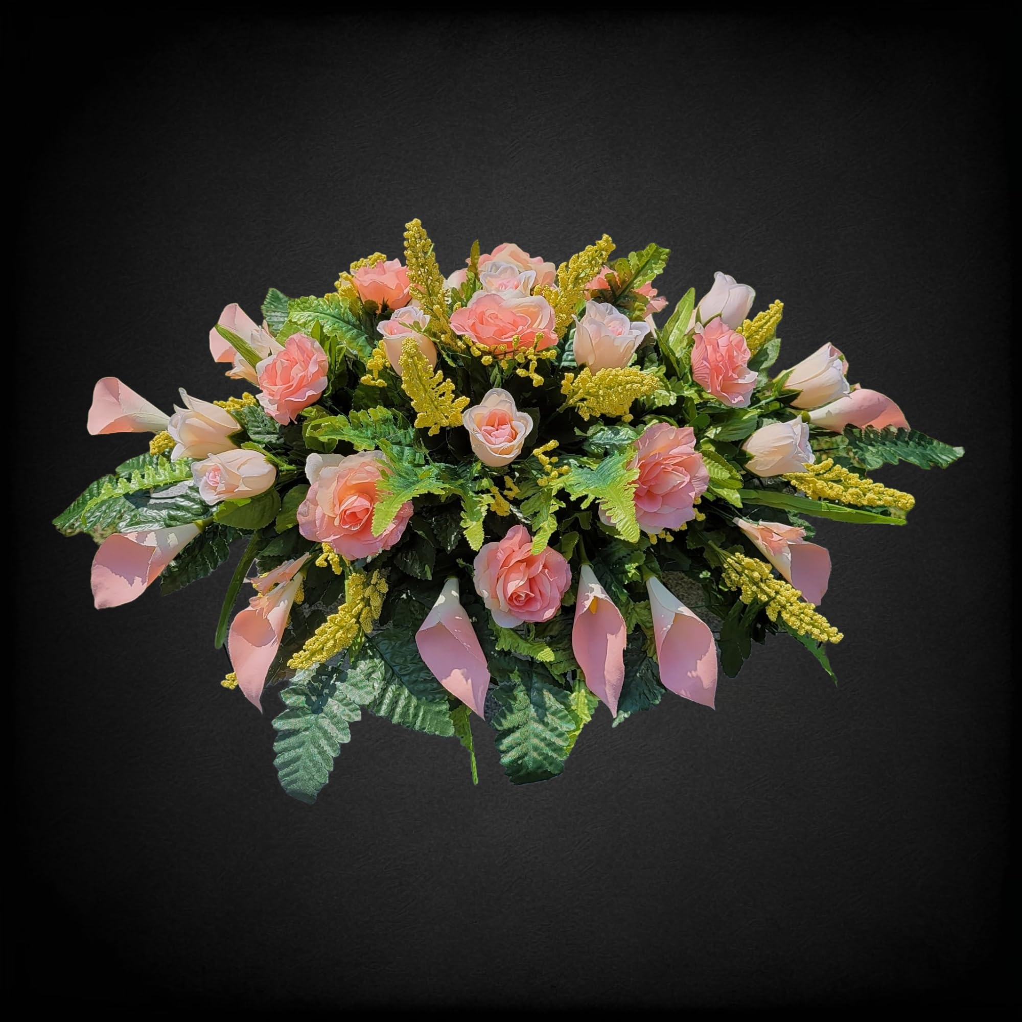 Small business handmade grave decor saddle