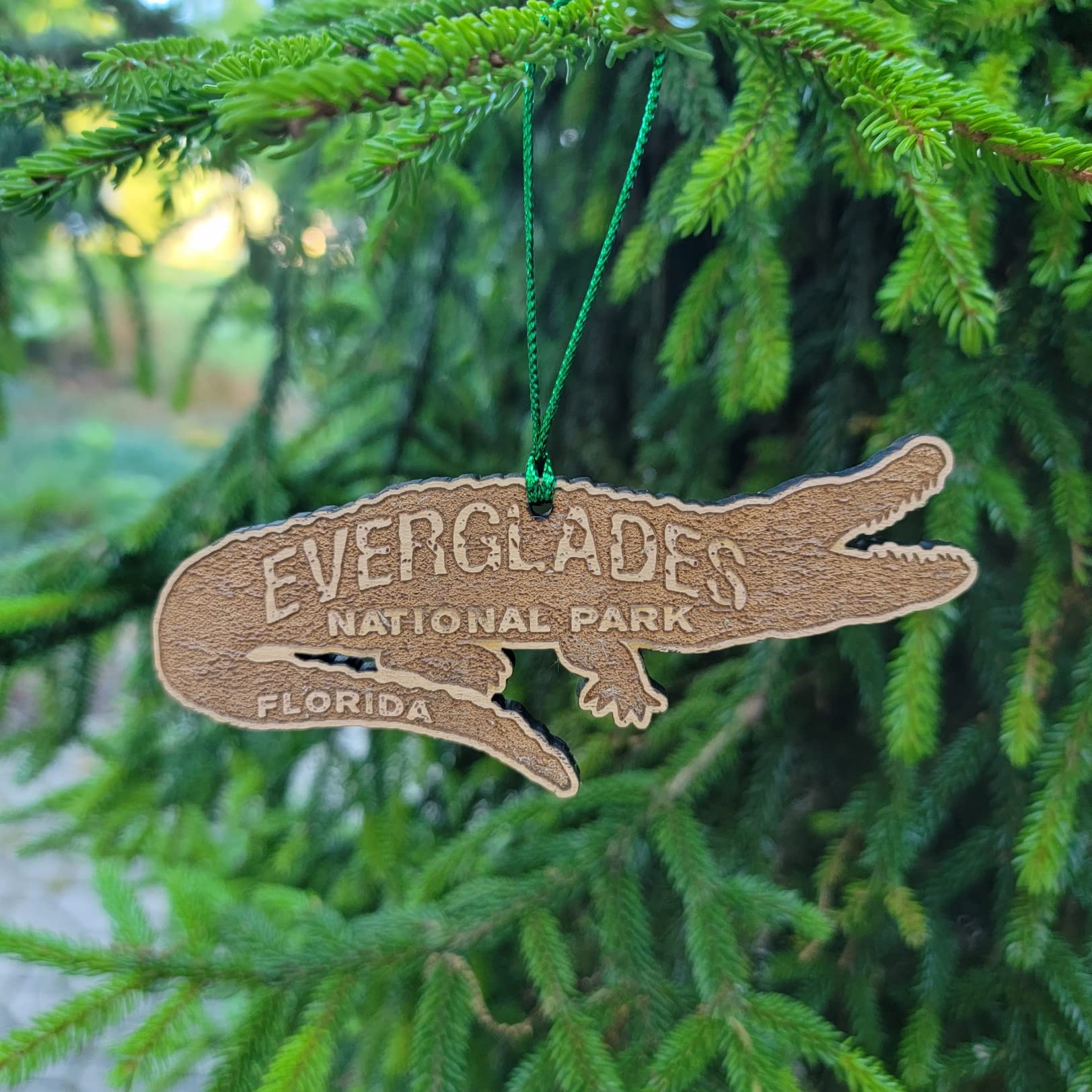 Sustainable wood construction Everglades ornament decorative gifting bag
