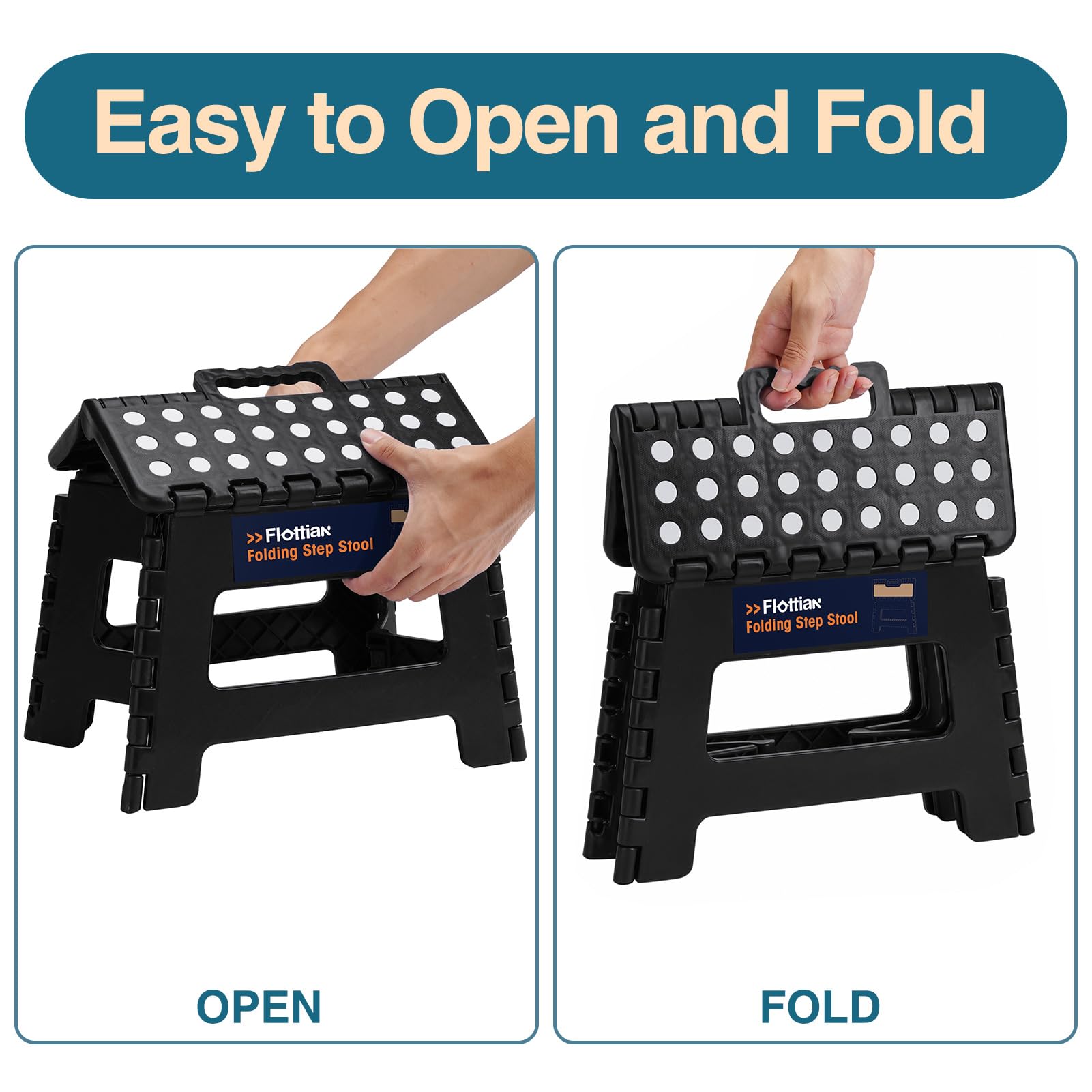 Folded compact dimensions 14 x 2 x 16.9 inches for easy storage