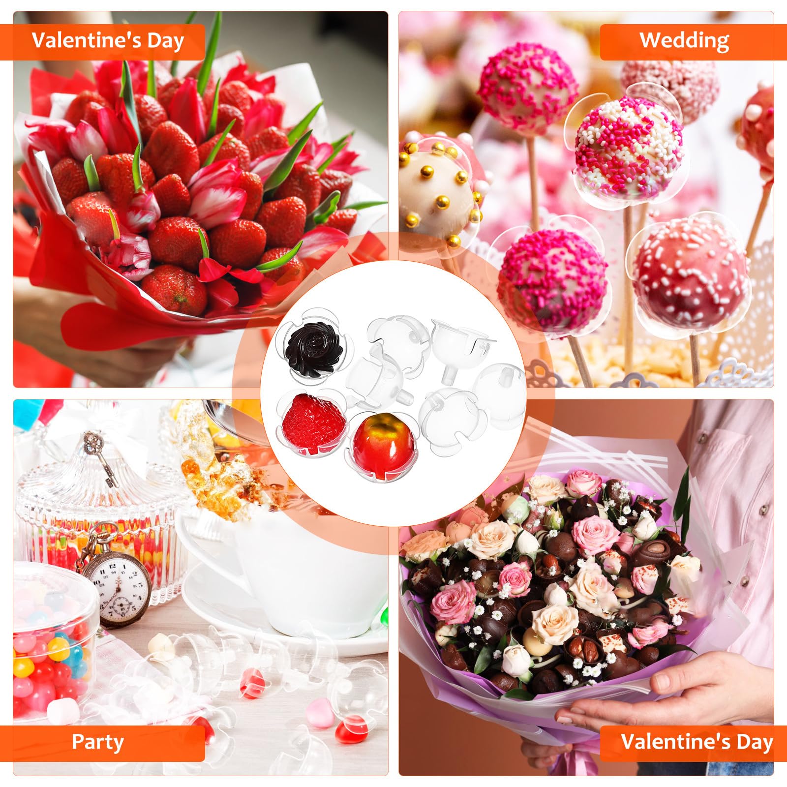 flower bouquet chocolate holder portable size image