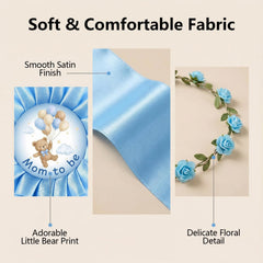 Flower crown headband diameter 7–7.4 inches