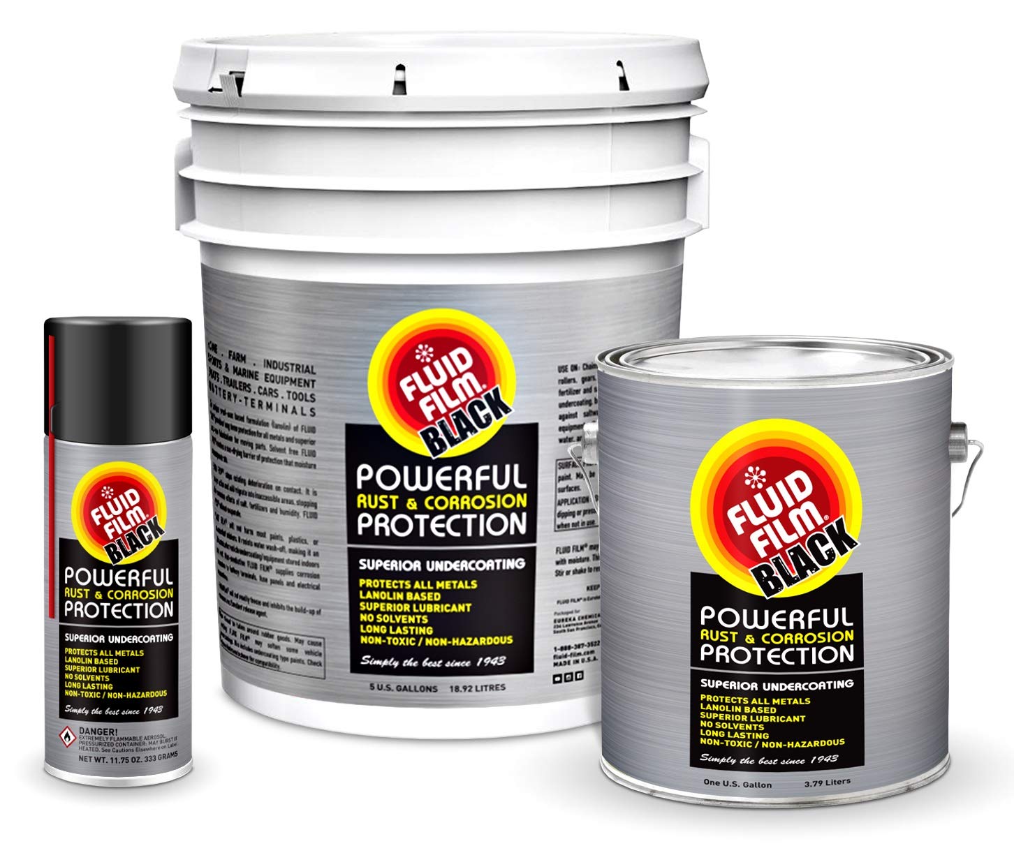 Fluid Film BLACK maintenance uses for doors hinges locks and tracks