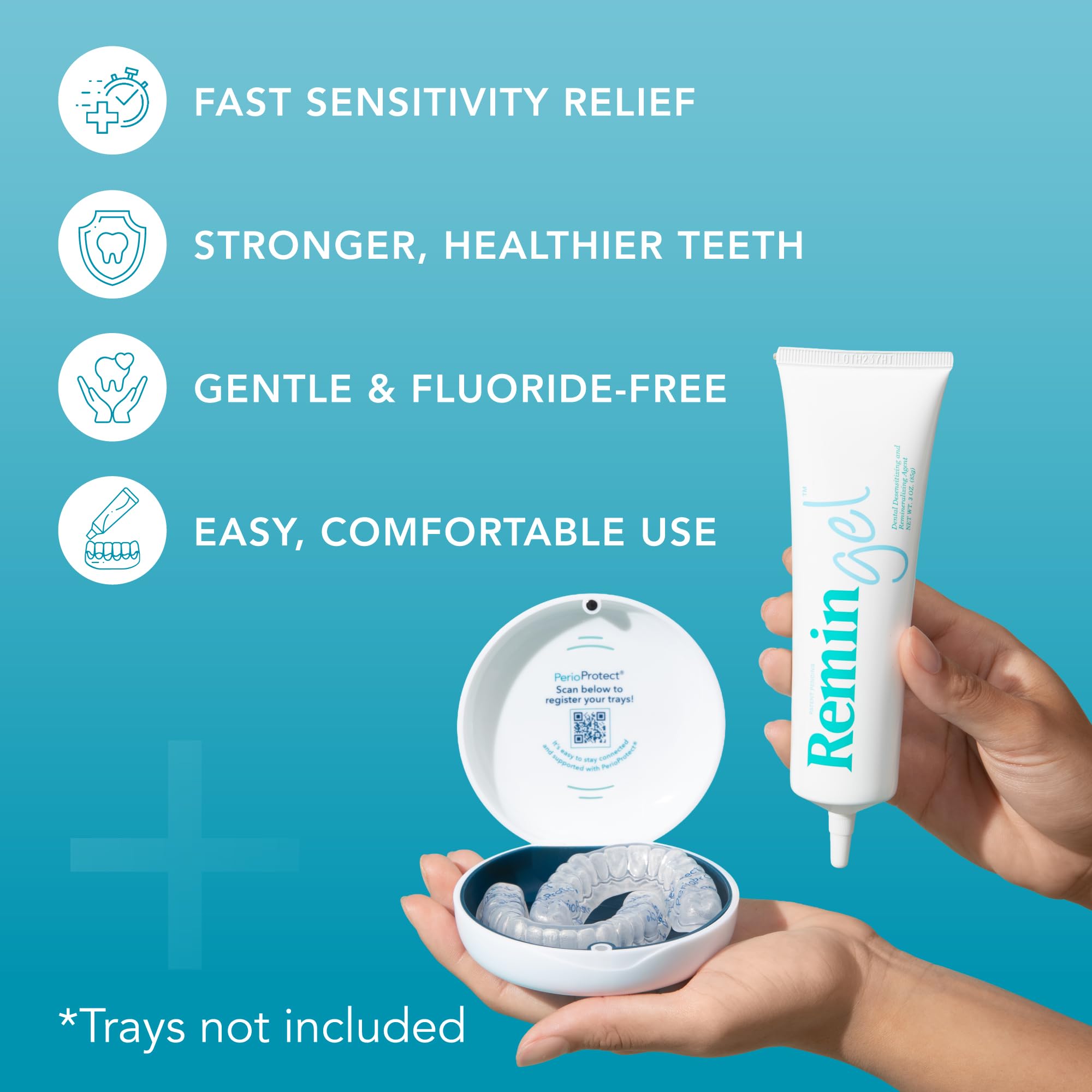 Fluoride-free remineralizing gel suitable for all ages