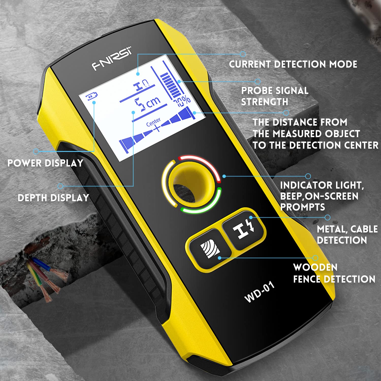 FNIRSI WD-01 copper wire detection indicator