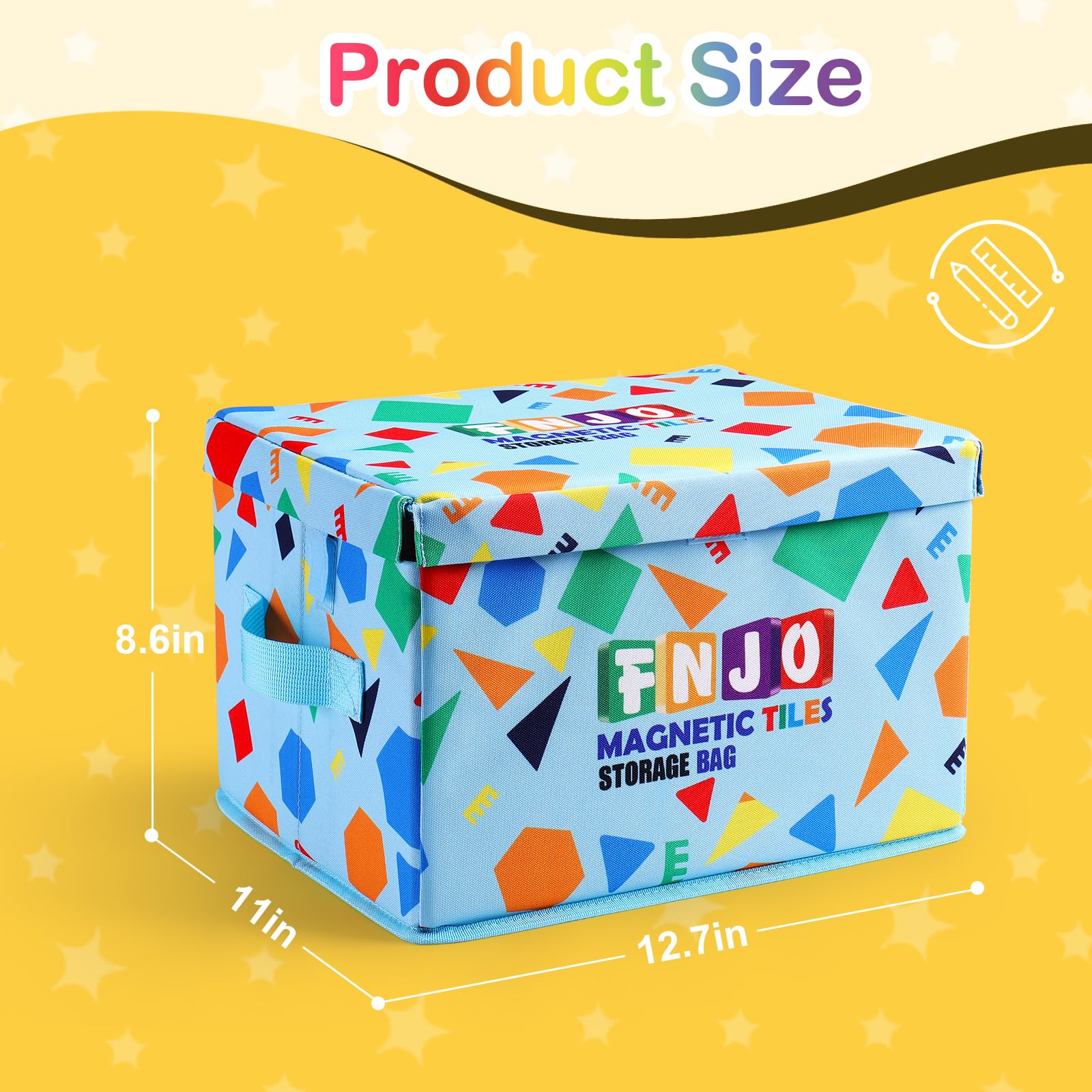 Complements FNJO magnetic tiles storage solution