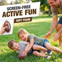 Blu Jay foam football 7 inch brown color