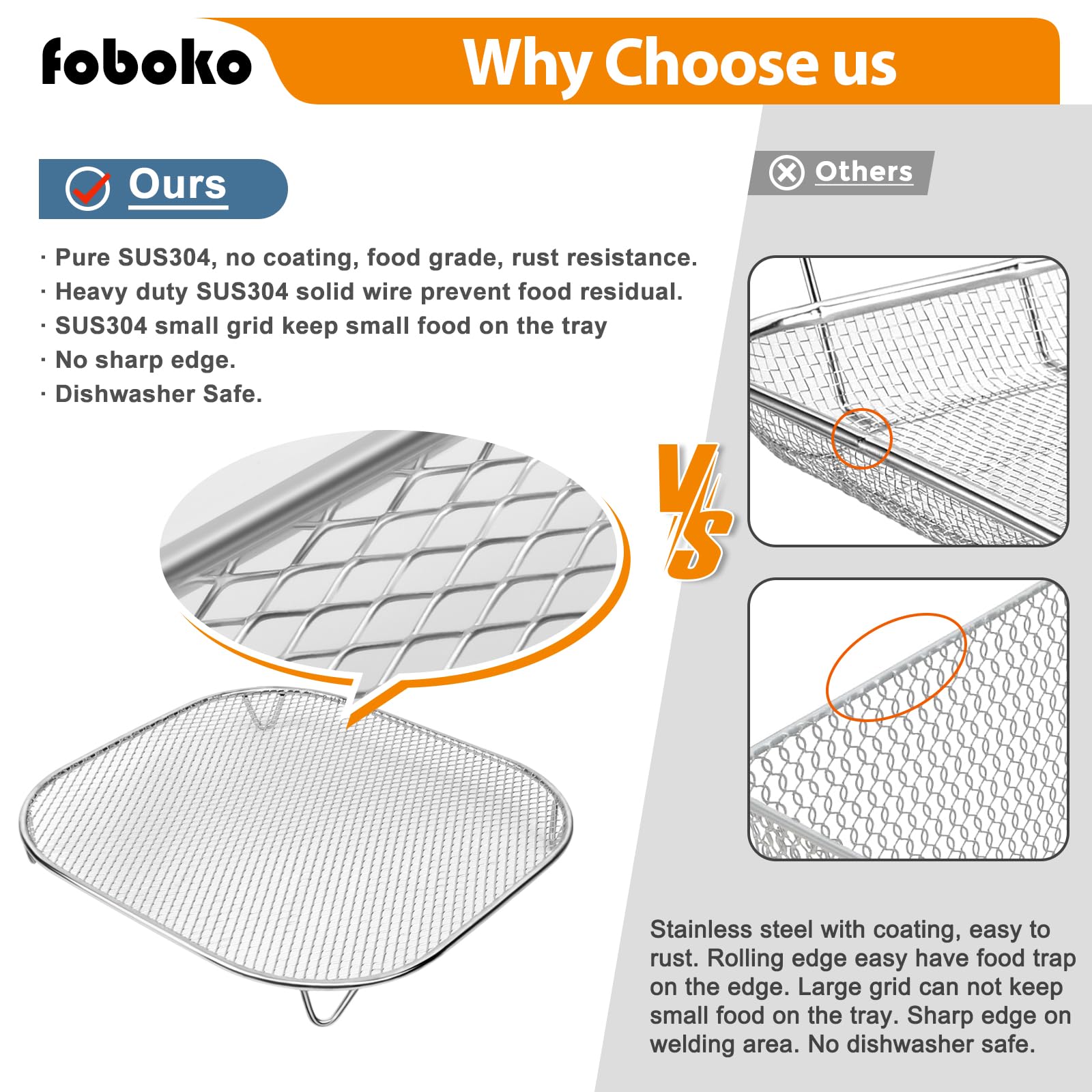 foboko Crisper Tray for Ninja Crispi Pro AS101