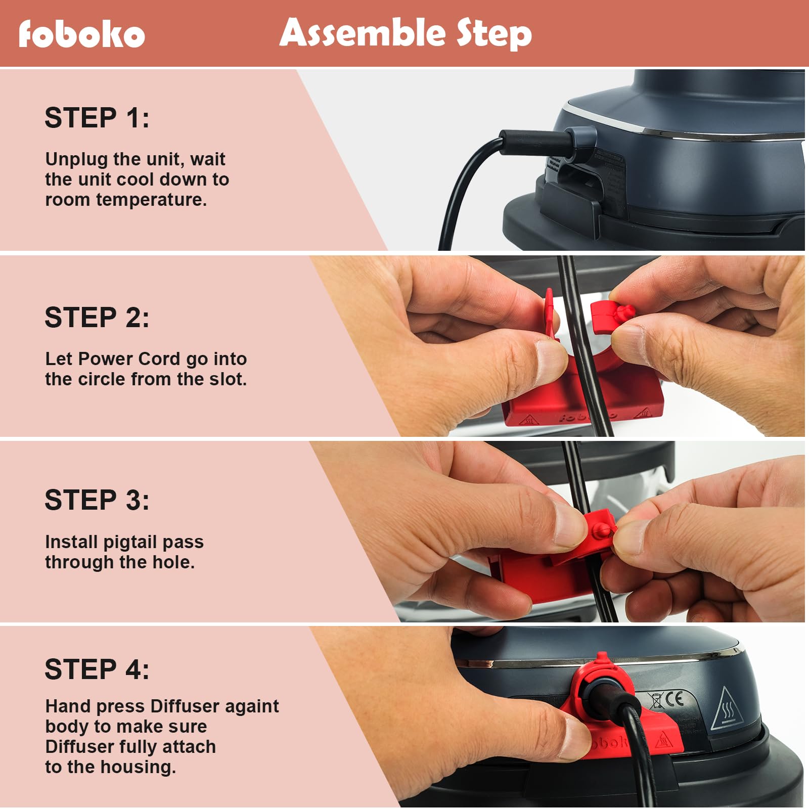 foboko diverter compatible with Ninja Crispi FN103
