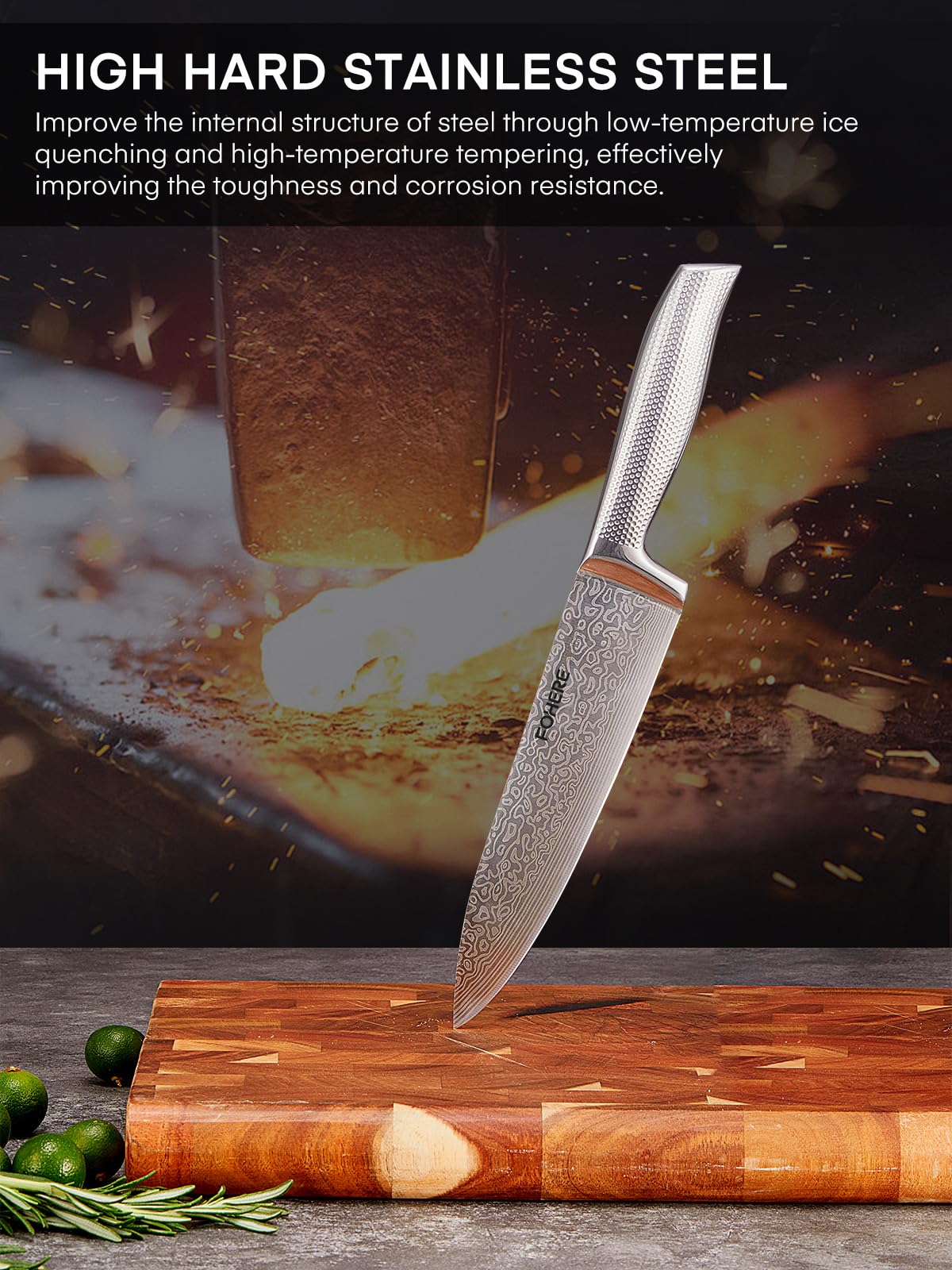 FOHERE 3.5 inch paring knife image