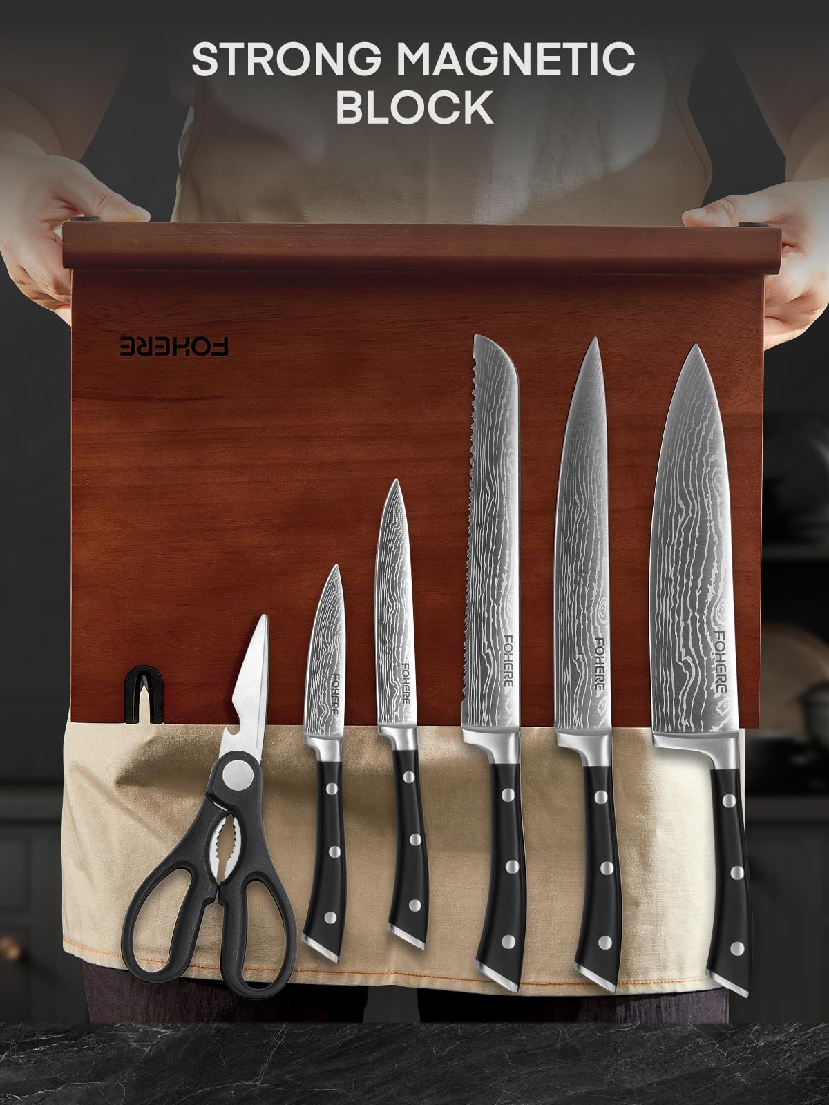 FOHERE 3.5 inch paring knife image