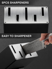 FOHERE 8 inch serrated bread knife image