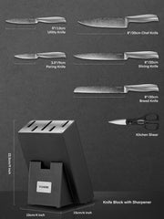 FOHERE 8 inch chef knife image