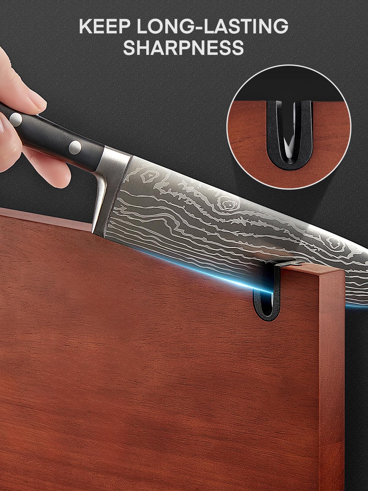 FOHERE 8 inch bread knife image