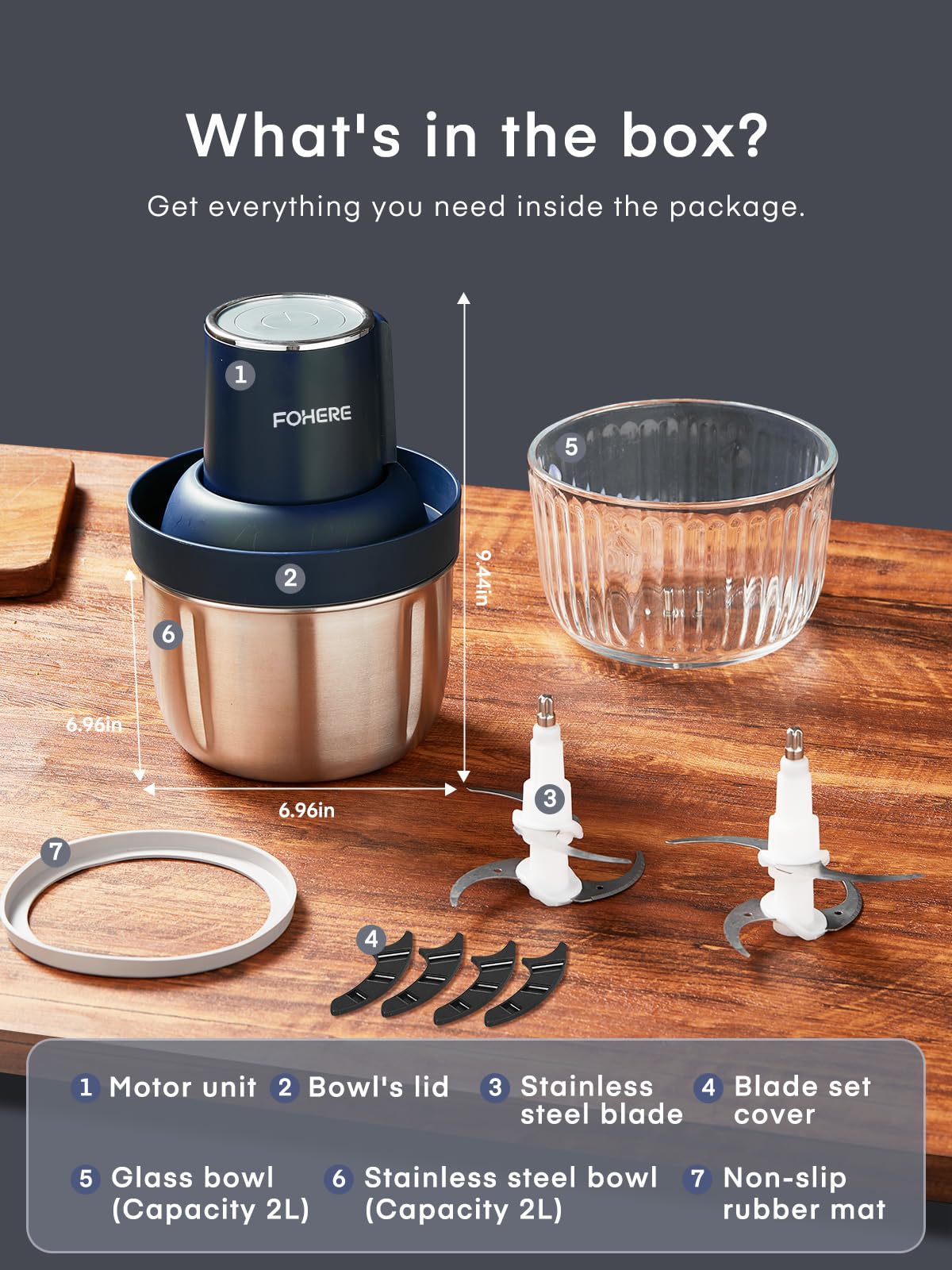 FOHERE safety features with thermal protection