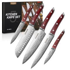 FOHERE chef knife set 8in chef knife