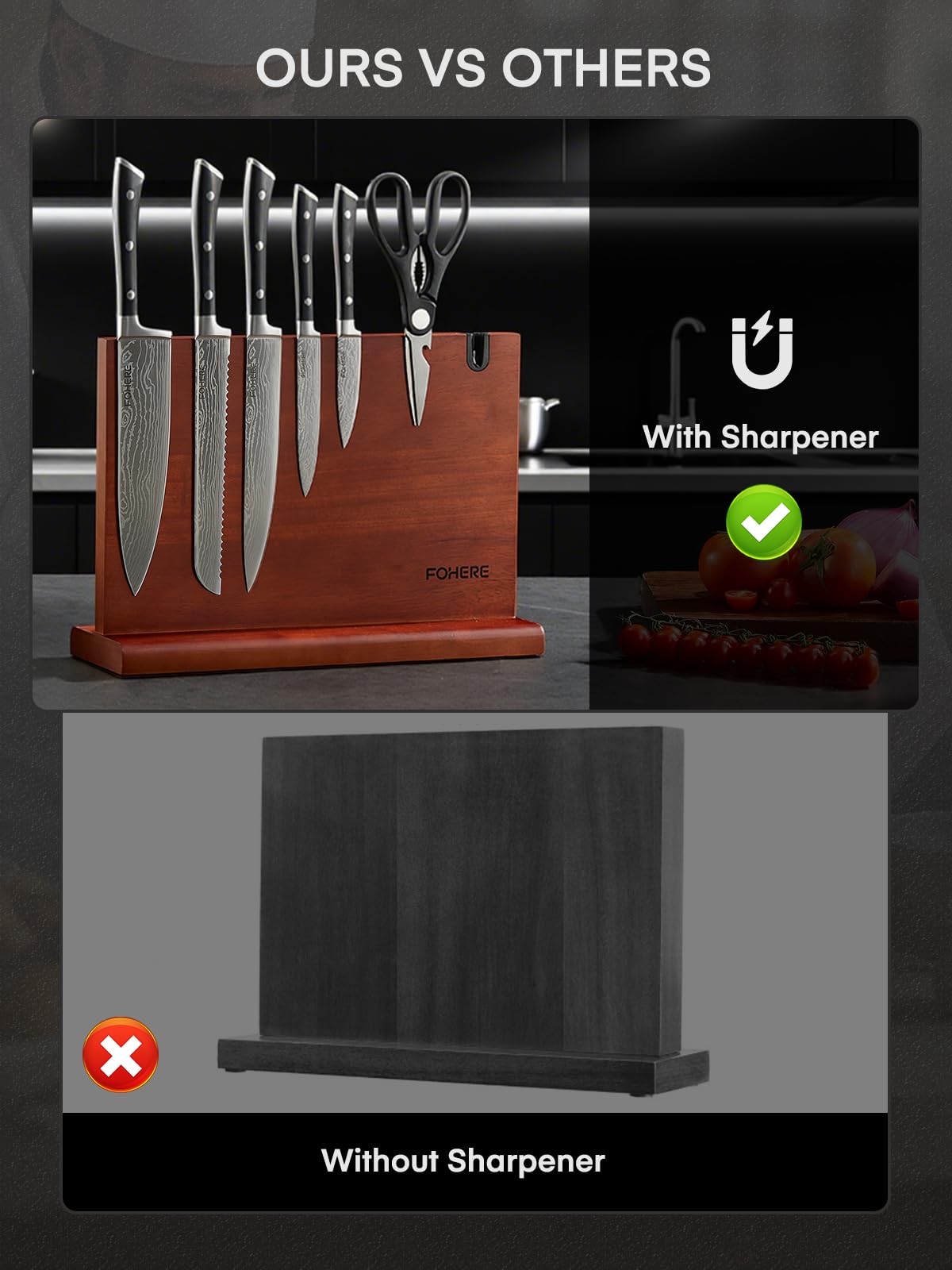 FOHERE magnetic knife holder image
