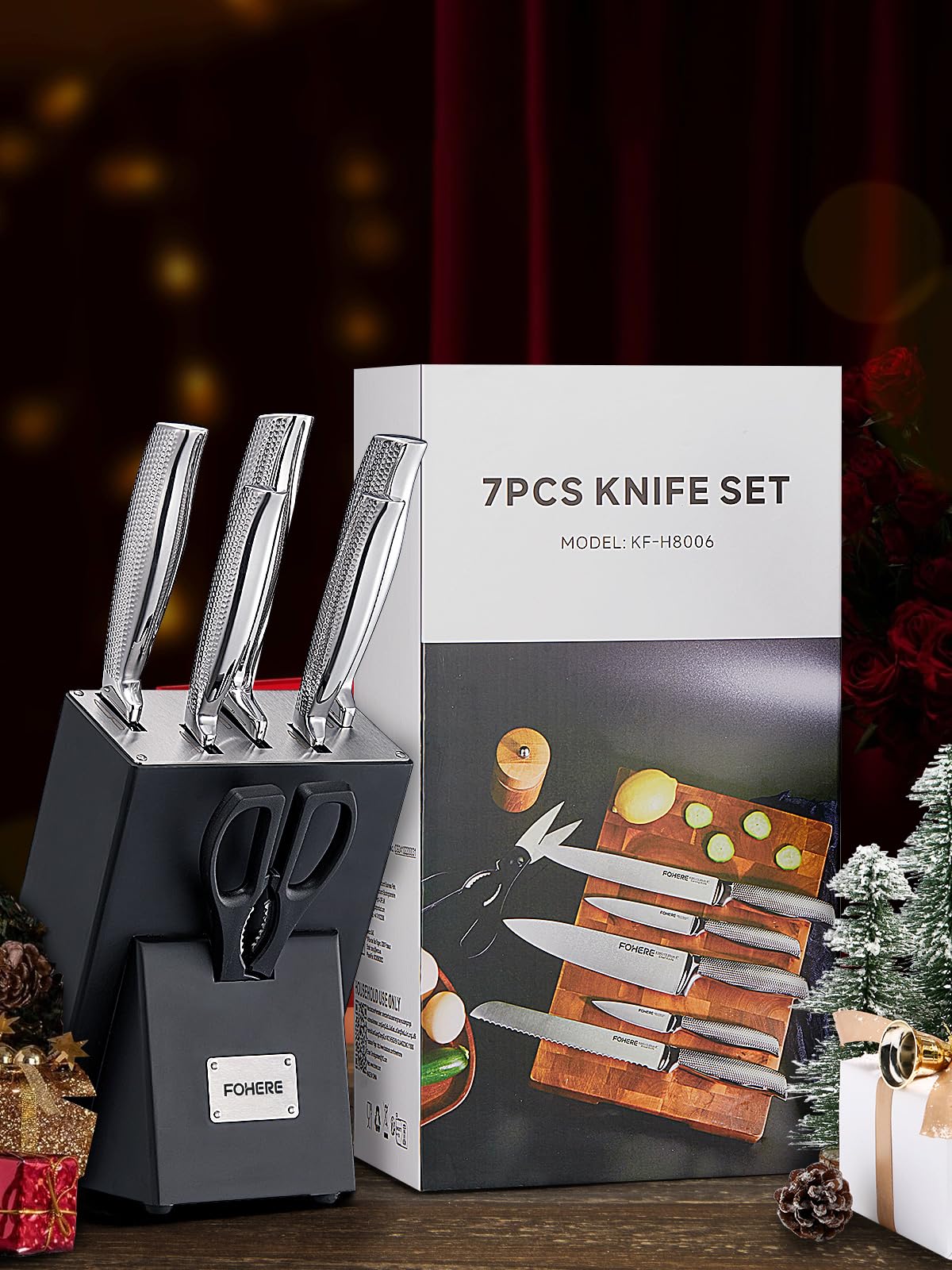 FOHERE built in knife sharpeners image