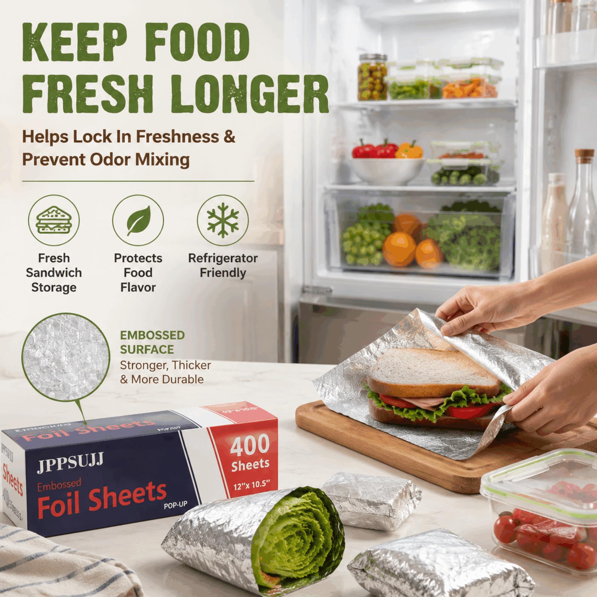 oil and water resistant foil sheets for freshness