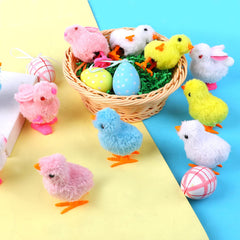 clockwork wind up mechanism bunny and chick foimas