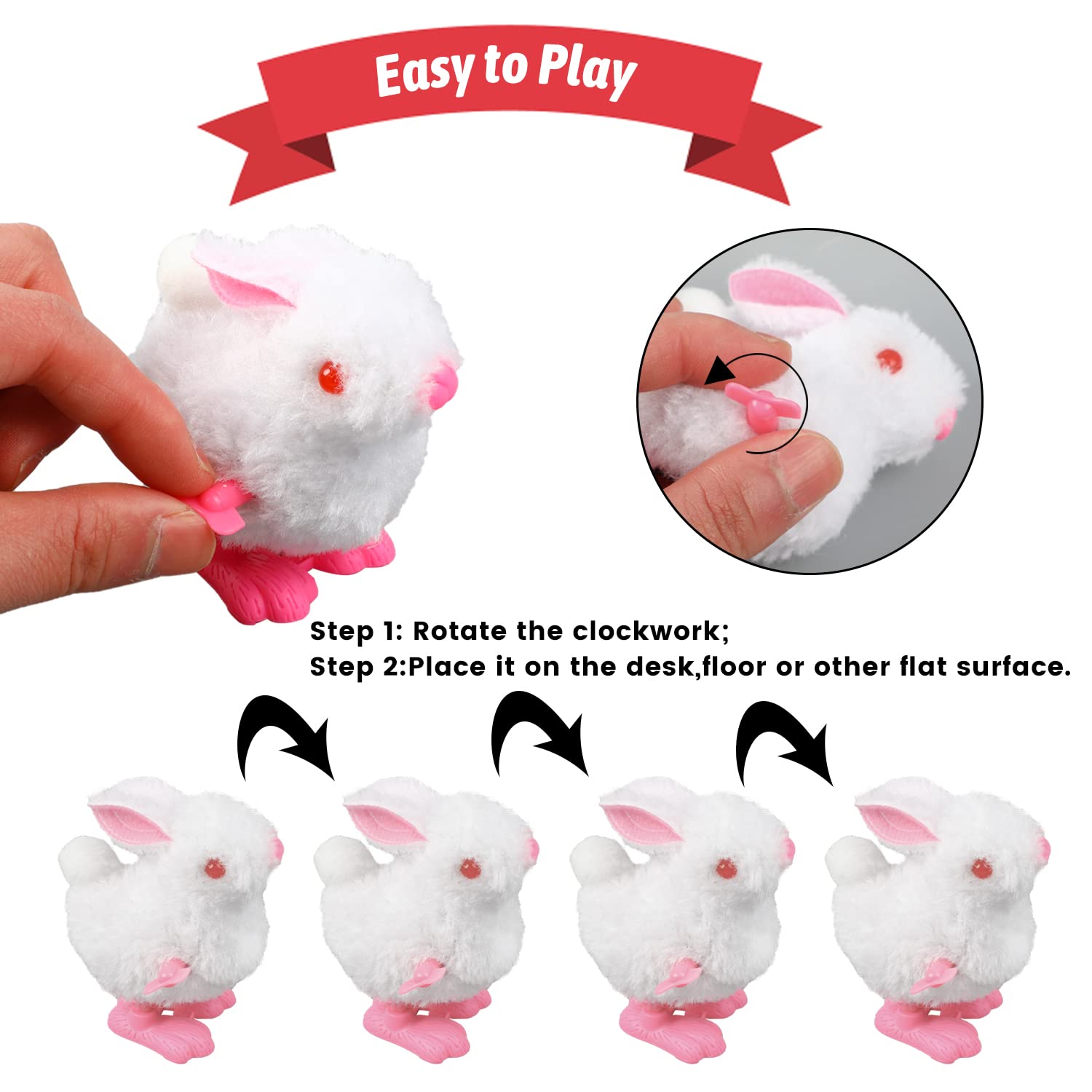 hard plastic core with fluffy plush foimas wind up toy