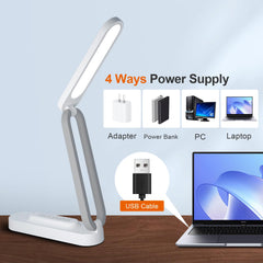 Desk lamp with 180 degree rotation of head and arm
