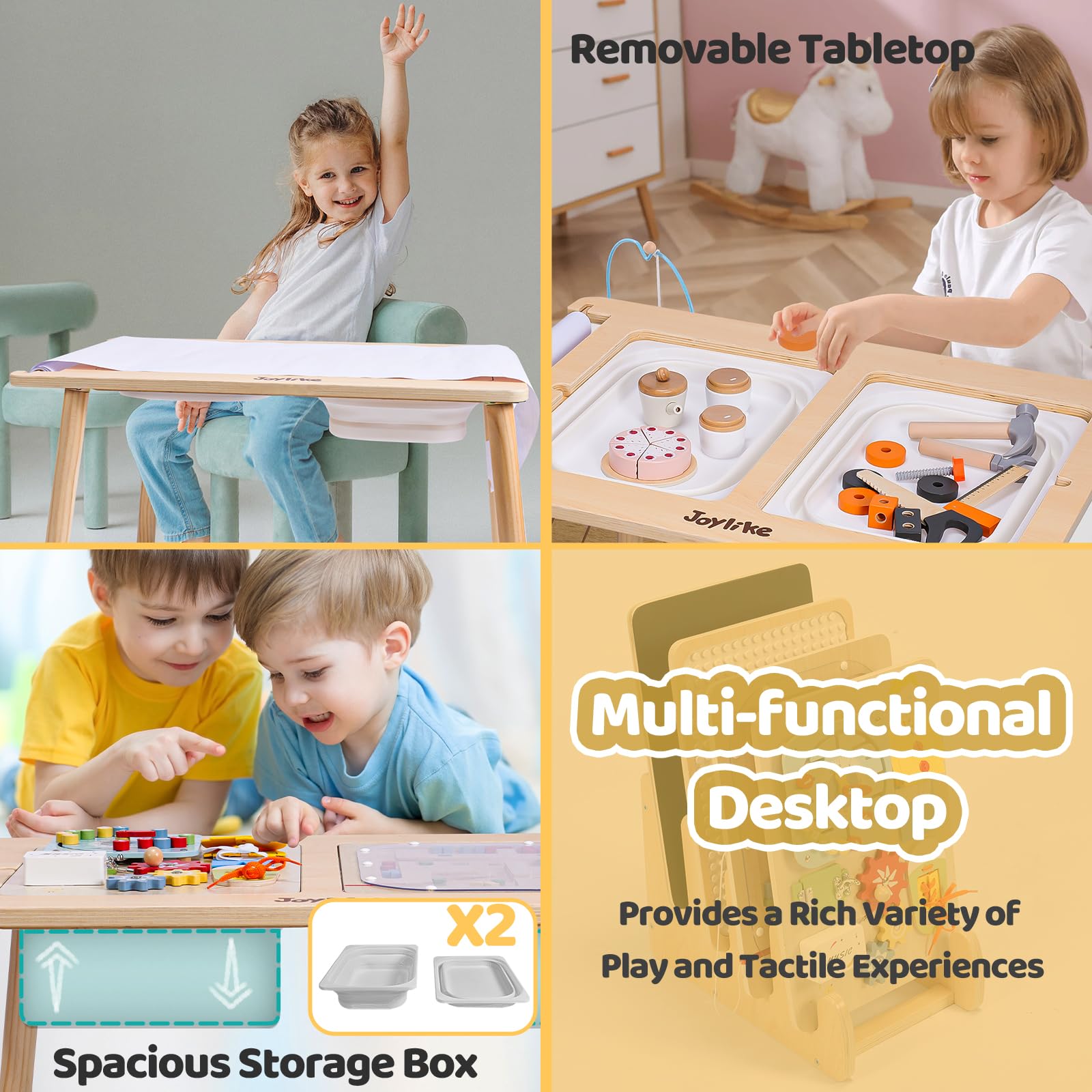 Foldable modular design for easy storage