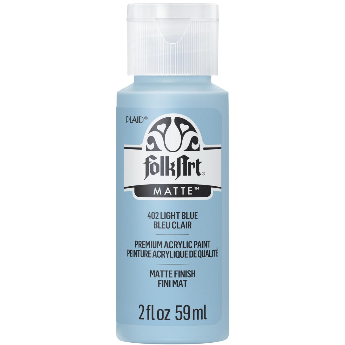 FolkArt Acrylic Paint 402 Light Blue 2 oz bottle