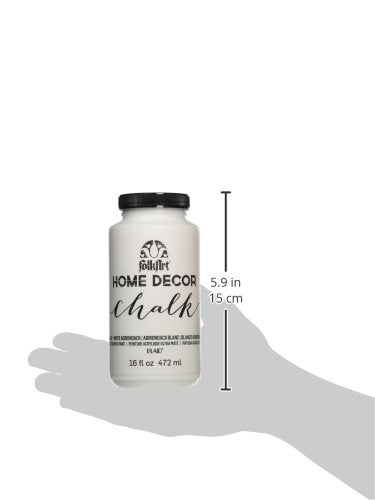 FolkArt Home Decor Chalk 16-ounce White Adirondack for craft