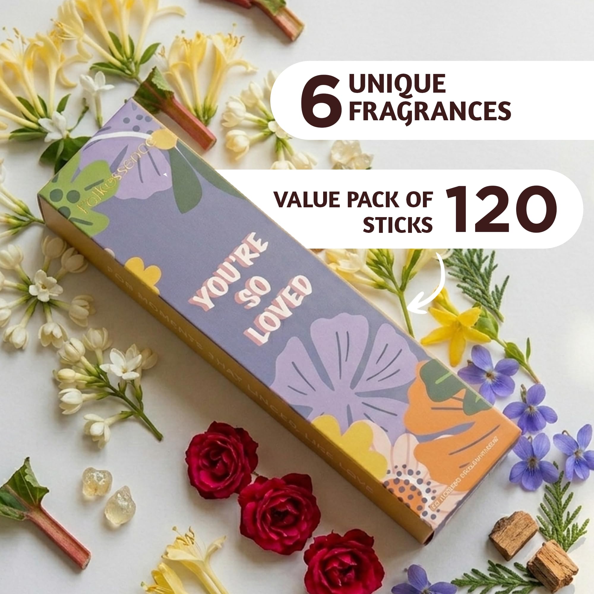 Home fragrance fall decor incense sticks Folkulture image