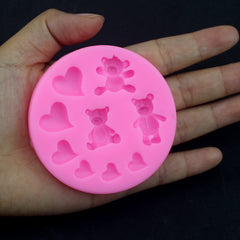 chocolate bear mold for cake toppers and decorations