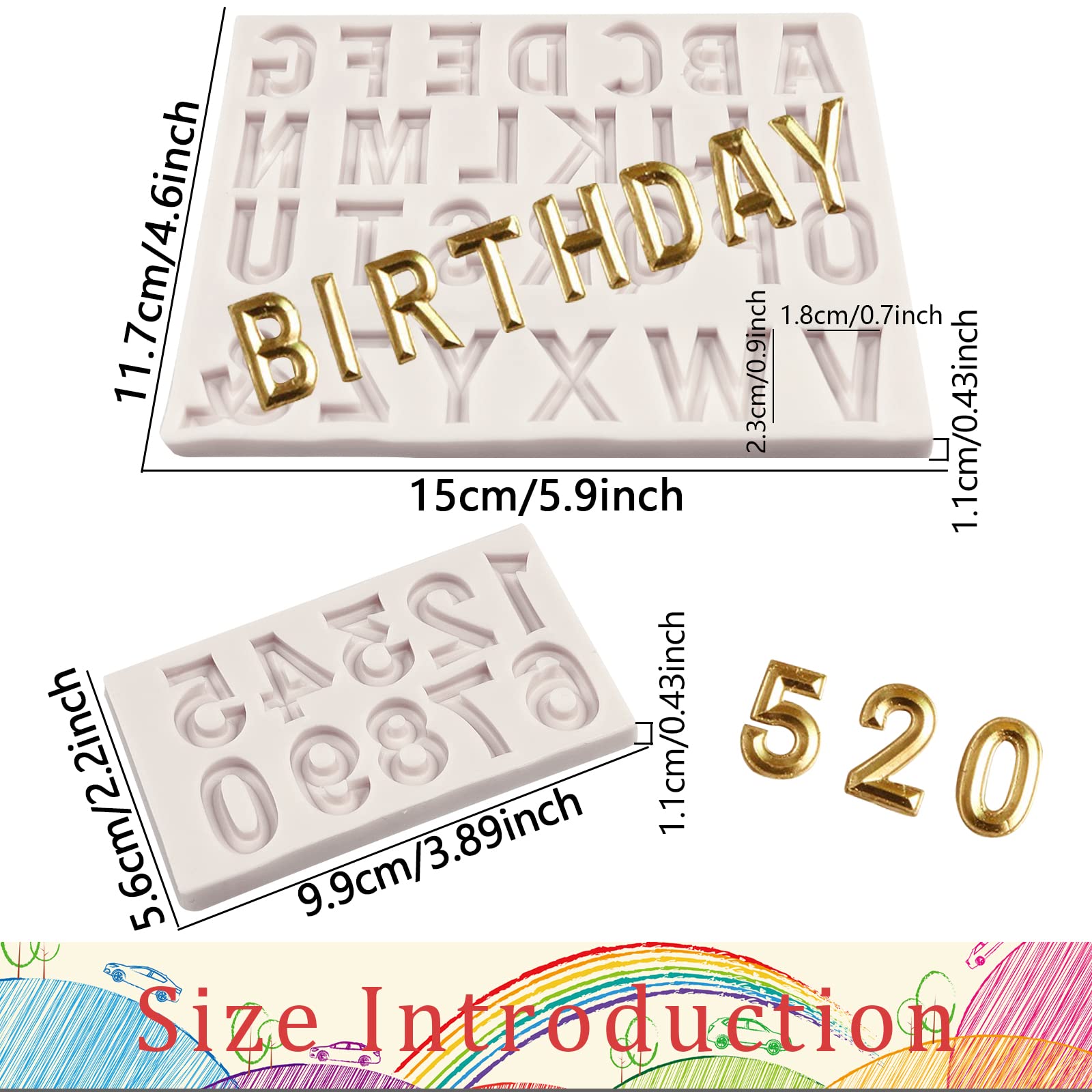 deep molds for edible and non-edible projects