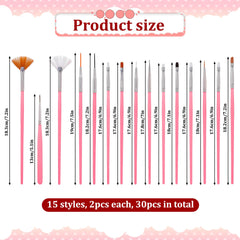 Fondant paint brush pink for decorating desserts
