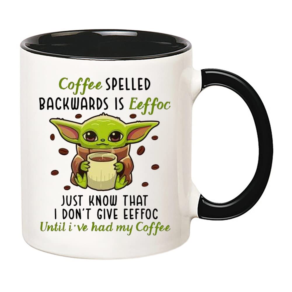 Fonhark Alien Mug 11 oz ceramic coffee cup handwash only