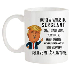 Fonhark funny Trump Sergeant coffee mug 11 Oz white