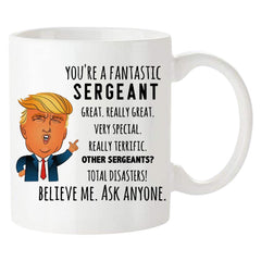 Fonhark police officer novelty cup printed on both sides