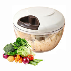 Food Chopper Hand Pull String 500 ml manual chopper for onions garlic and herbs